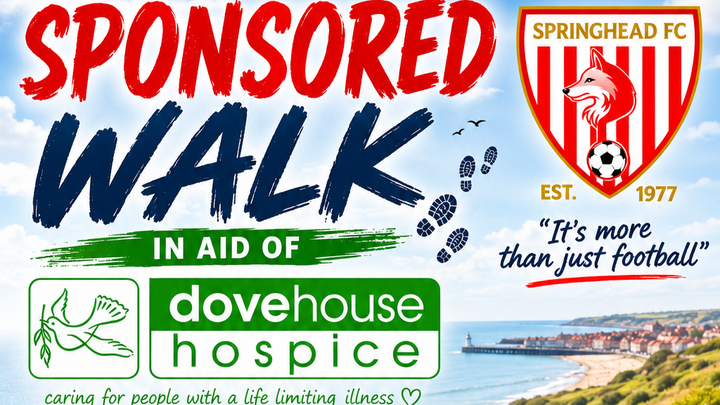 Sponsored Walk Springhead FC, Harness Park - Hornsea! campaign photo, 1 of 3