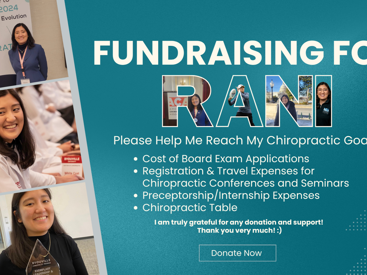 Support My Final Year in Chiropractic School campaign photo, 1 of 8