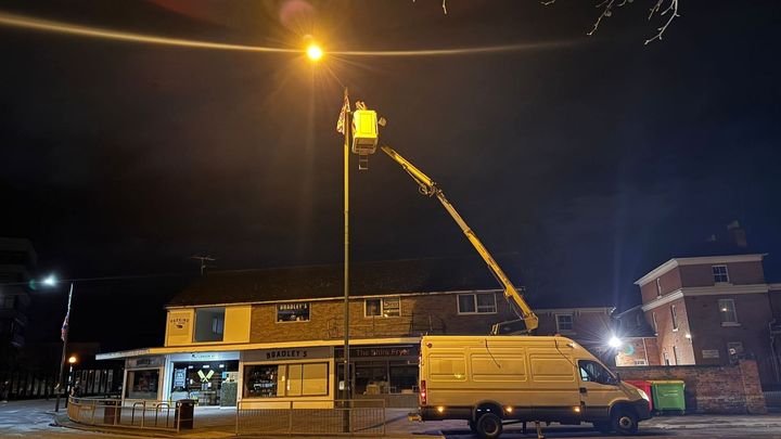 Help get our cherry picker fixed and back out nationwide campaign photo, 1 of 3