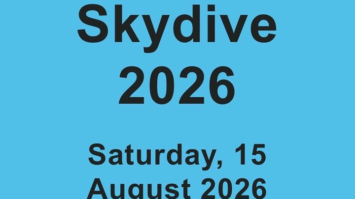 Jasmines skydive 2026 campaign photo, 1 of 2