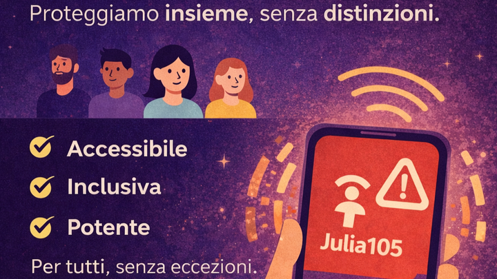 Photo de la campagne Aiutaci a lanciare Julia105: l’app che può salvare vite, 1 sur 8
