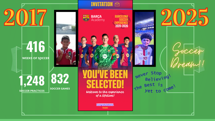 Support Isaac's Soccer Dream to FC Barcelona! campaign photo, 1 of 3