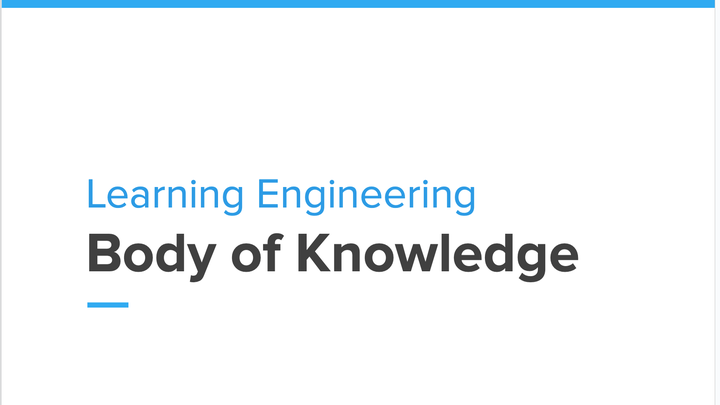 Help Publish the Learning Engineering Body of Knowledge campaign photo, 1 of 4