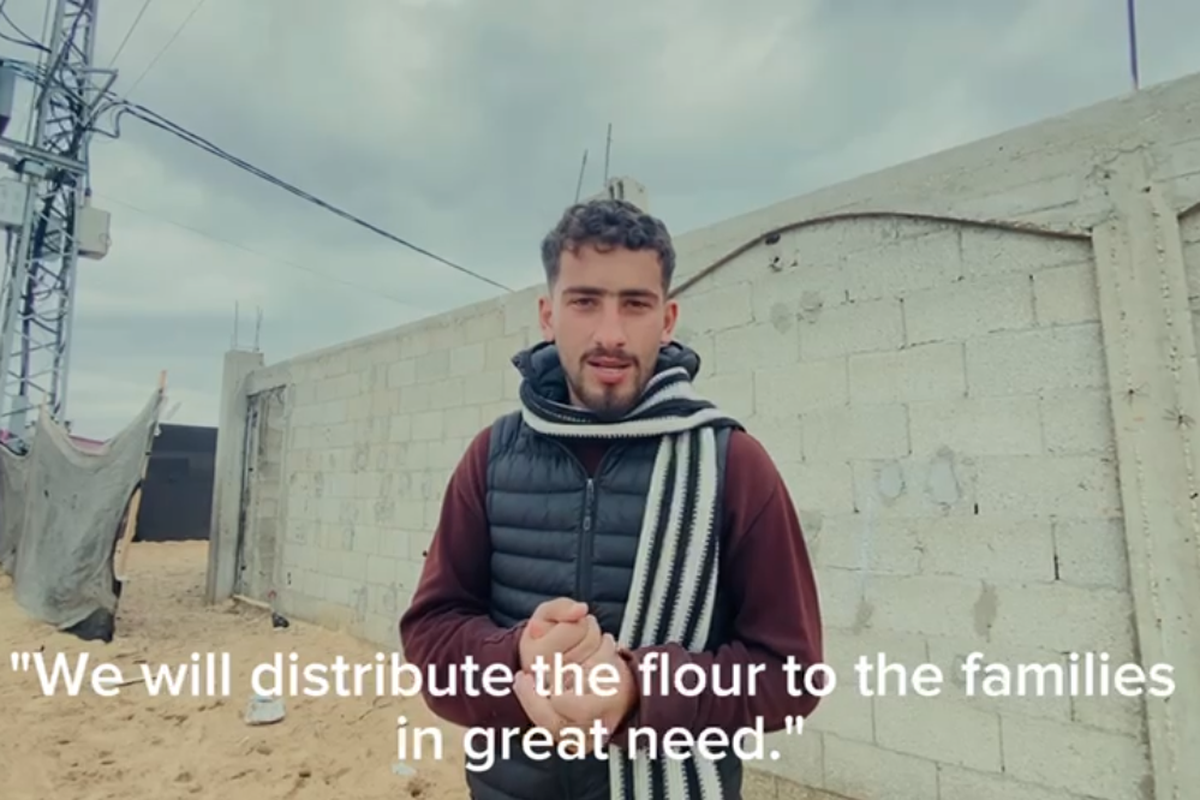 Fundraiser by Sobia Khan : Mahmoud in Gaza Buy Flour&Water For His Community