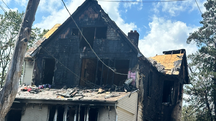 House burning campaign photo, 1 of 4