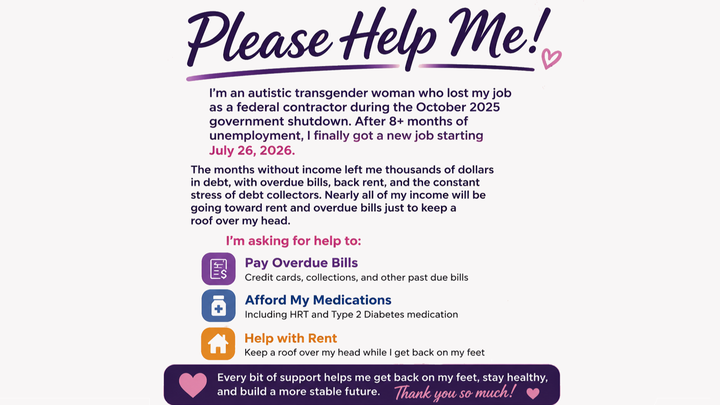 Help with medications and back-due bills campaign photo, 1 of 3