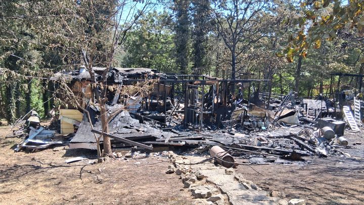 Wycoff family of Henderson Ar. loses everything in fire campaign photo, 1 of 6