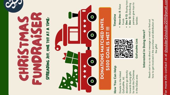 Shoulder to Shoulder Christmas Toy Drive - Supporting Dallas campaign photo, 1 of 2