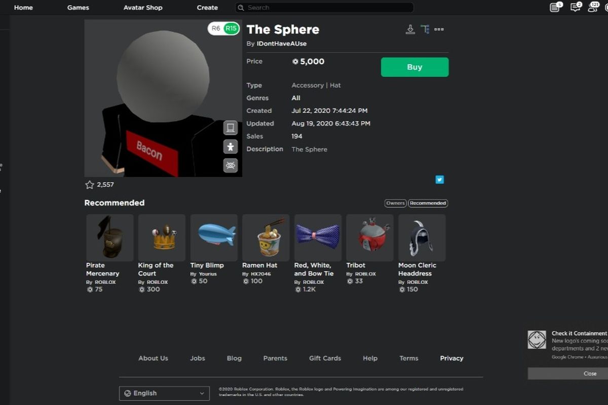 Donate To Get Me Sphere On Roblox - spherical particle emitter roblox