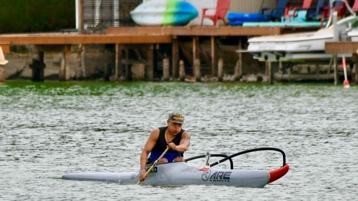 Support Indigenous paddler Adam Becenti @ 2026 World Sprints campaign photo, 1 of 4