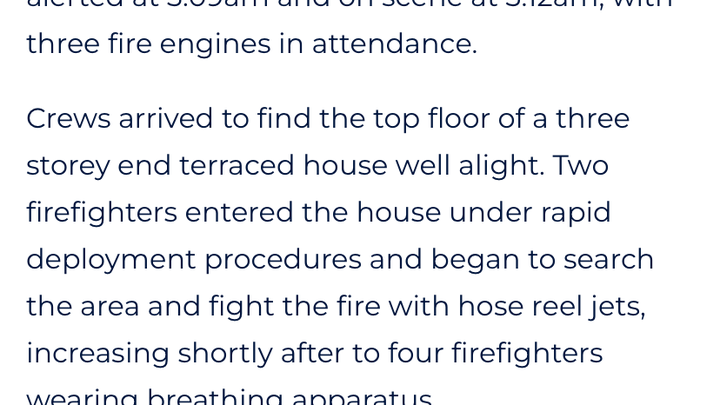 Family home destroyed by fire campaign photo, 1 of 4