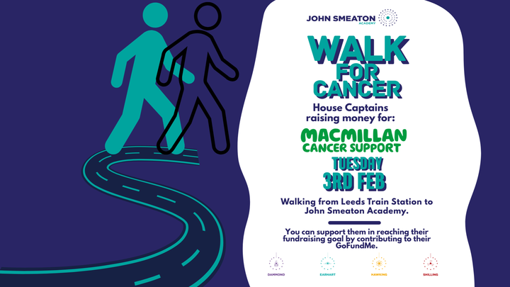 John Smeaton Academy House Captains - Walk For Cancer campaign photo, 1 of 2