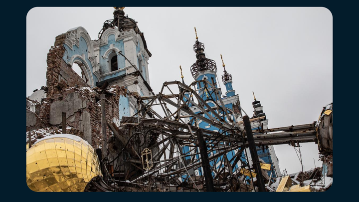 PEACE UNTO ALL (Restoration of bombed out churches) campaign photo, 1 of 3