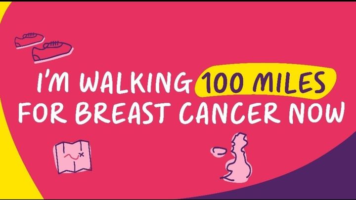 Walking 100 Miles for Breast Cancer This October campaign photo, 1 of 5