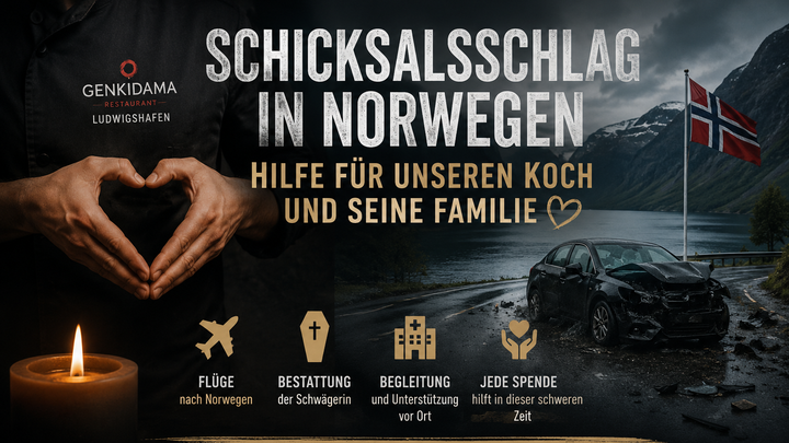 Hilfe für unseren Koch und Familie nach tragischem Unfall campaign photo, 1 of 3