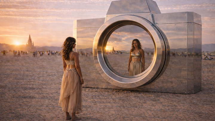 Bringing 'Dreams Never Get Old' to Burning Man campaign photo, 1 of 5