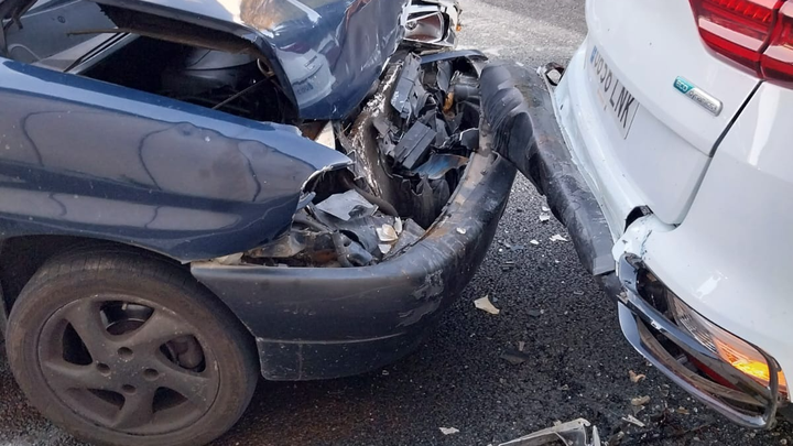 Car crash Mike campaign photo, 1 of 4
