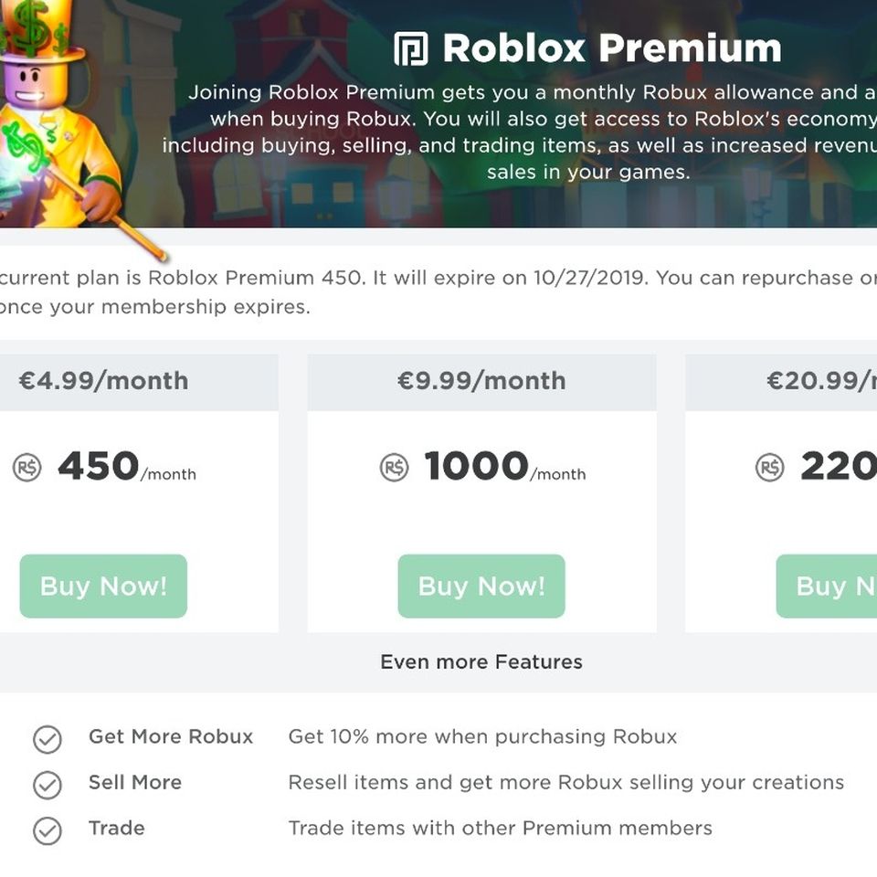 Donate To 5 For Roblox Premium - https roblox premium membership