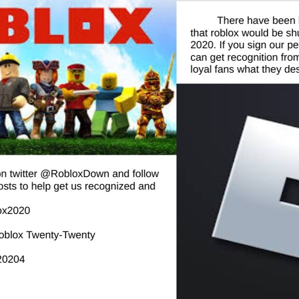 Fundraiser By Josie Rogers Stop Roblox From Shutting Down - roblox 2020 shutting down