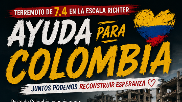 AYUDA PARA COLOMBIA — Coordinacion con la Alcaldia de Cali campaign photo, 1 of 3