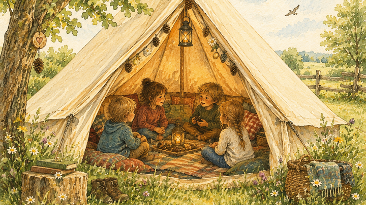 Kampagnen-Foto für Die Landcampus- Kinder brauchen ein Zelt für den Winter, 1 von 3