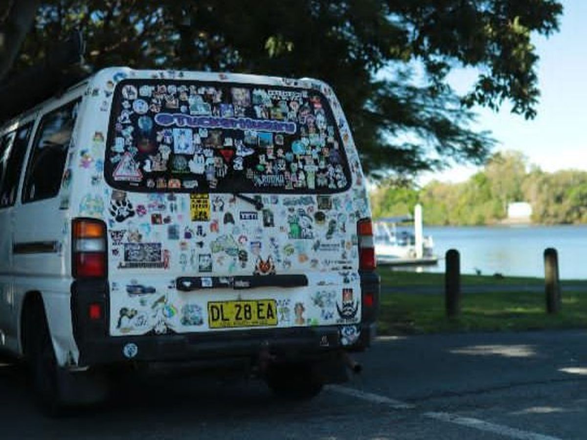 Tucker Husky Replace his Home, the furry van. campaign photo, 1 of 3