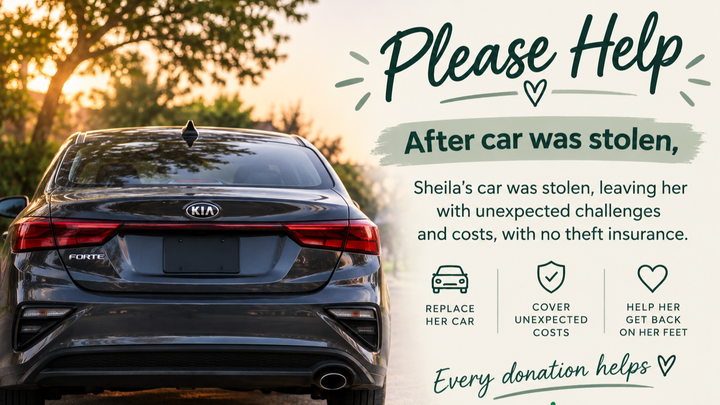 Please Help After My Car Was Stolen campaign photo, 1 of 4