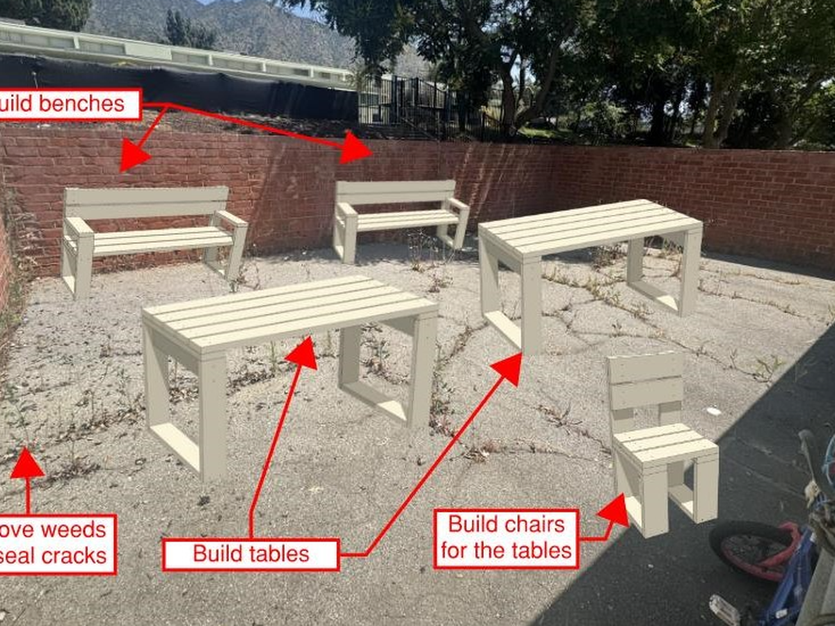 Support Our Teachers' Outdoor Break Space campaign photo, 1 of 5