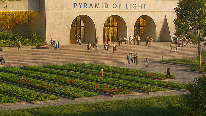 Join us in building “The Pyramid of Light” campaign photo, 1 of 6