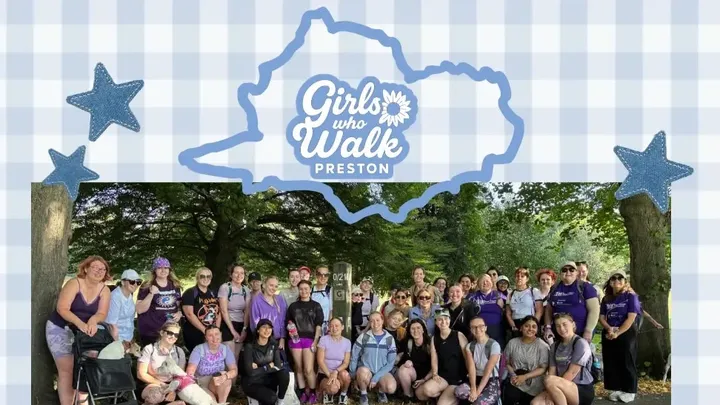Girls Who Walk Preston ~ Guild Wheel Sponsored Walk 2026 campaign photo, 1 of 3