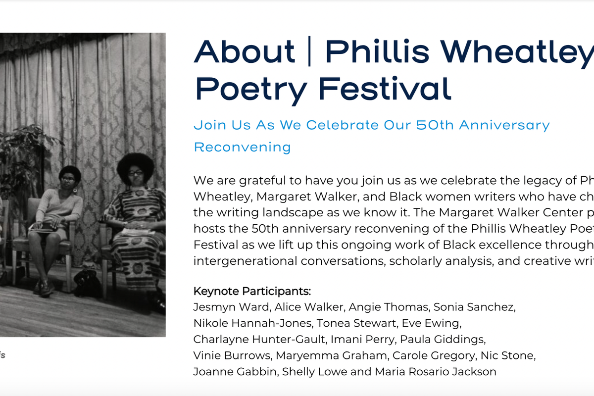 About - Phillis Wheatley Poetry Festival