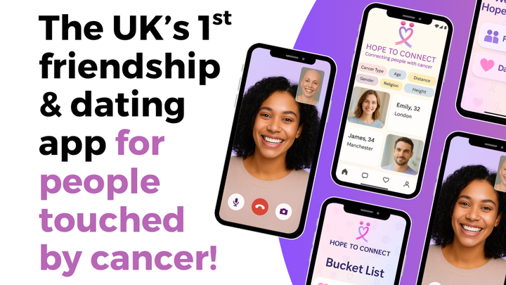 Help fund the 1st friendship app for those touched by cancer campaign photo, 1 of 3