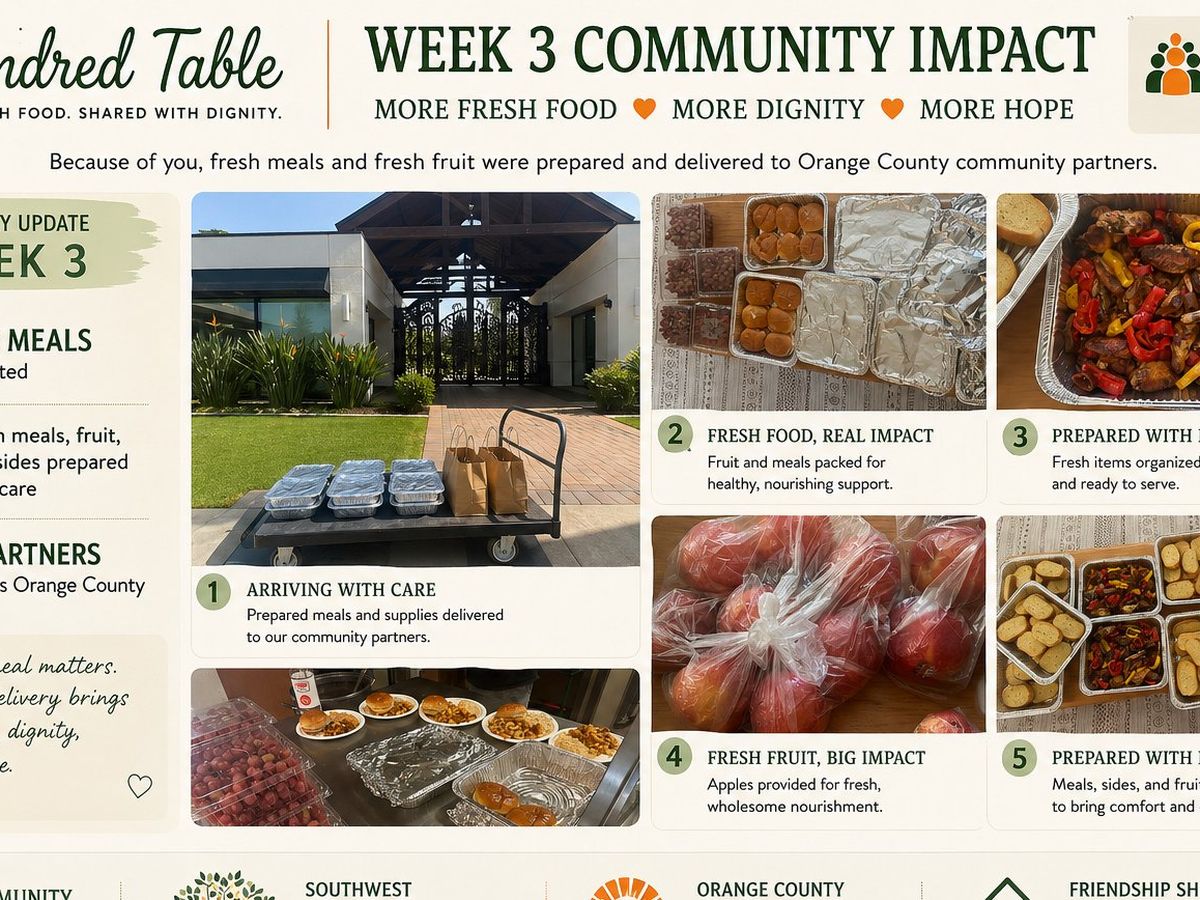Kindred Table:Fresh Food Shared with Dignity (scroll photos) campaign photo, 1 of 6
