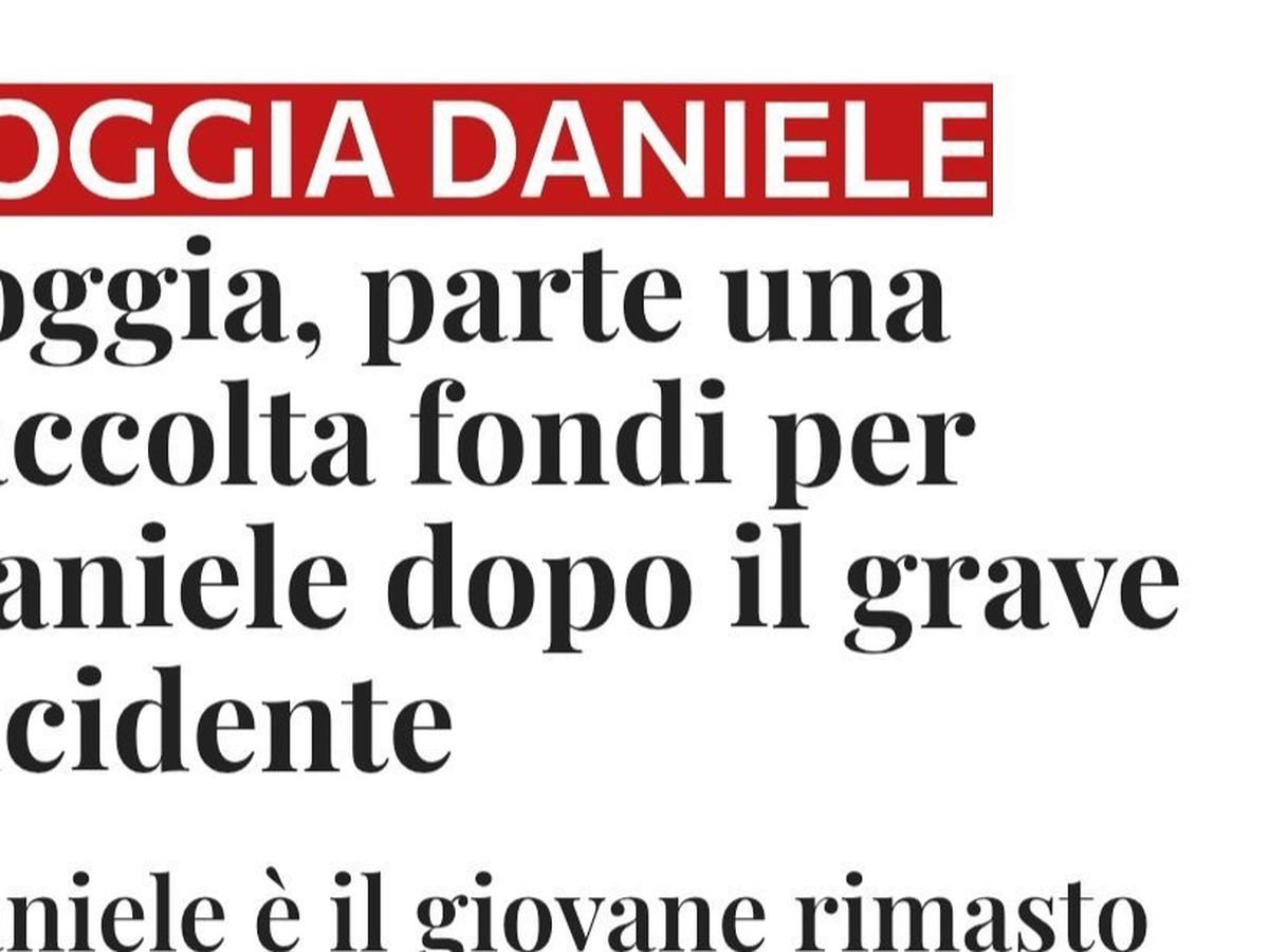 un aiuto x Daniele campaign photo, 1 of 3