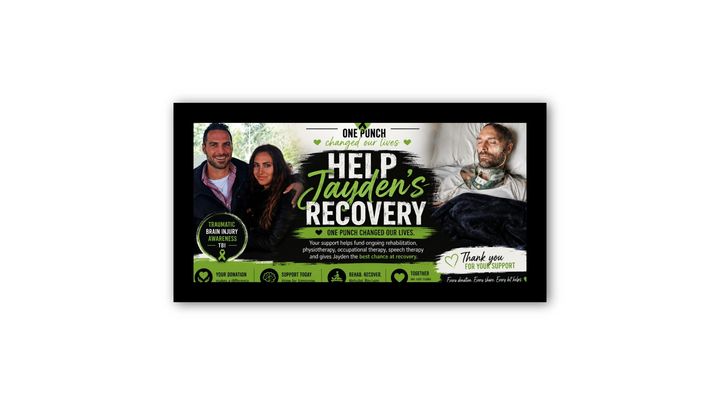 HELP JAYDEN REBUILD HIS LIFE WITH SEVERE BRAIN INJURY campaign photo, 1 of 3