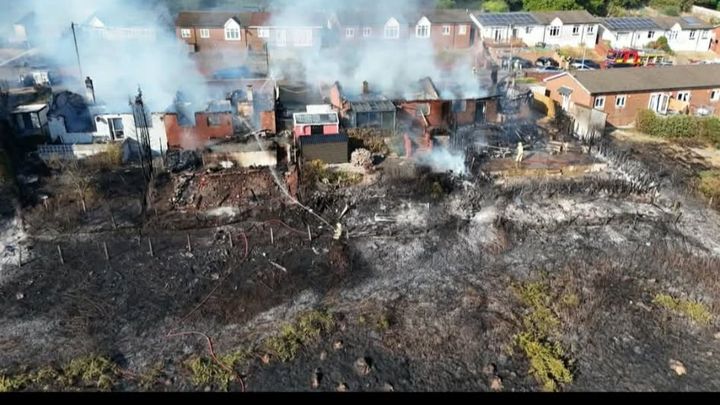 Numbers of properties has caught fire campaign photo, 1 of 4