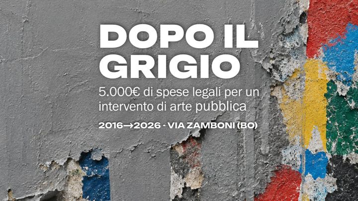 DOPO IL GRIGIO: 5.000€ di spese legali per la street-art campaign photo, 1 of 9