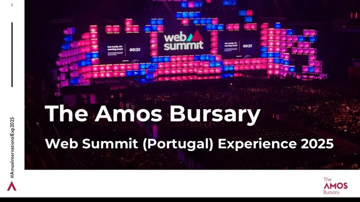 The Amos Bursary Web Summit (Portugal) Experience 2025 campaign photo, 1 of 4