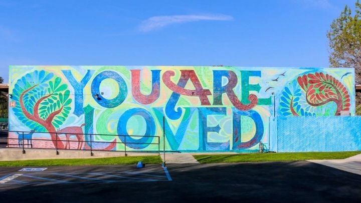 Fundraiser for Alex Cook by Sandy Haase : You Are Loved Mural in Jail