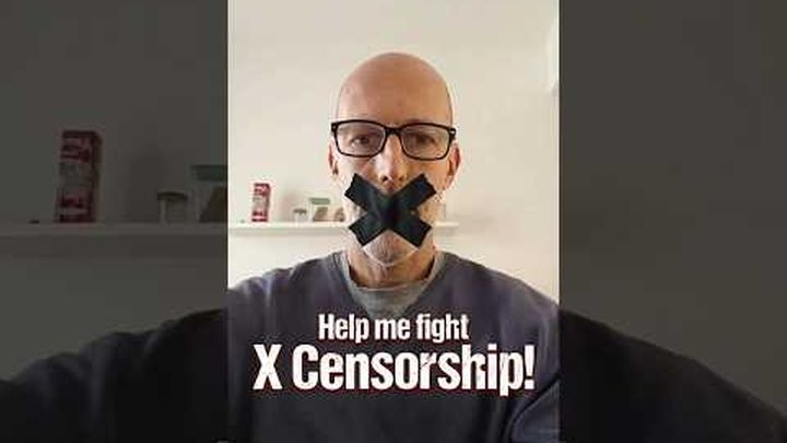 189K Followers Silenced by X: Help Me Fight Censorship video thumbnail, 1 of 4