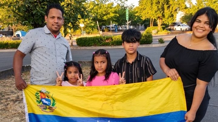 Three children await their father's return campaign photo, 1 of 5
