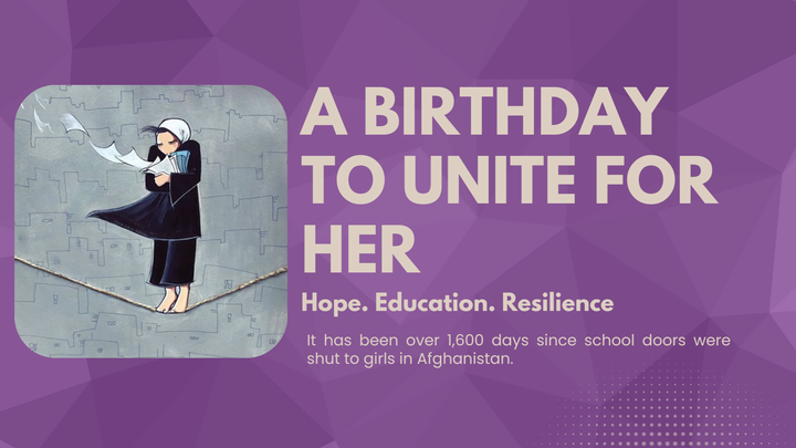 A Birthday to Unite for Her campaign photo, 1 of 3