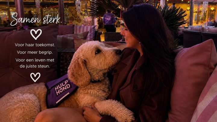 Foto van campagne help mij aan een hulp hond., 1 van 8