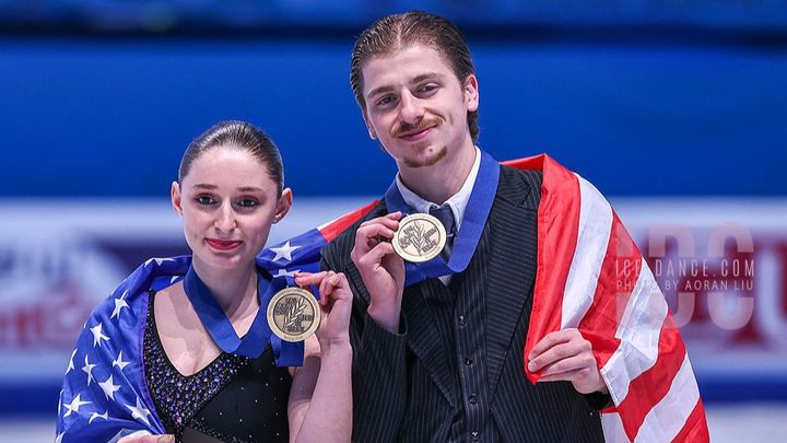 Oona and Gage's 2026-2027 Ice Dance Fund campaign photo, 1 of 3
