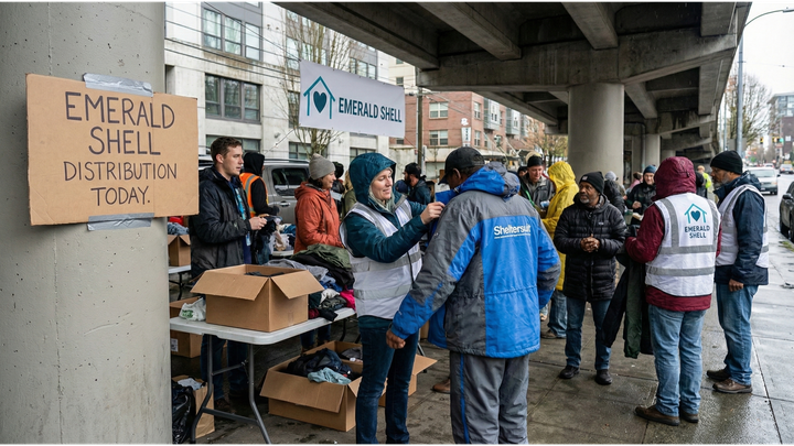 Emerald Shell — Deliver 30 ShelterSuits to Seattle Neighbors campaign photo, 1 of 7