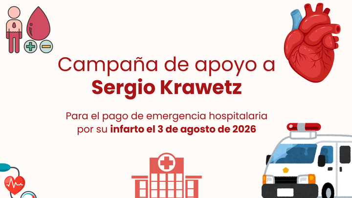 Infarto Sergio Krawetz. Gastos hospitalarios de emergencia campaign photo, 1 of 3