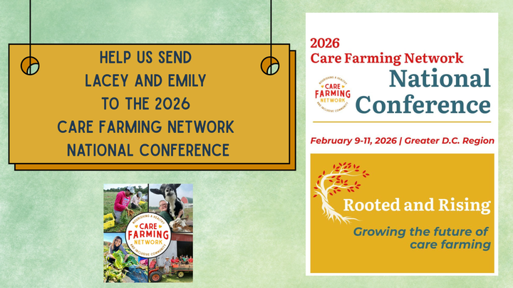 Send Lacey & Emily: Care Farming Nat'l Conf campaign photo, 1 of 2