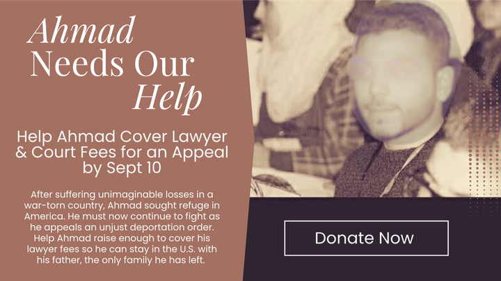 Stand With Ahmad as He Fights to Stay With His Father campaign photo, 1 of 3