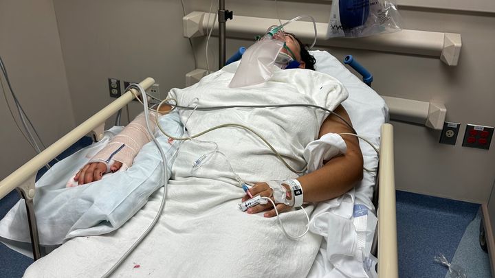 My daughter Nicole.. hit by a drunk driver .. campaign photo, 1 of 3