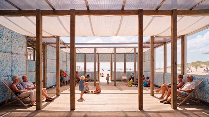 Photo de la campagne WovenAirPavilion a space for the community after earthquakes, 1 sur 8